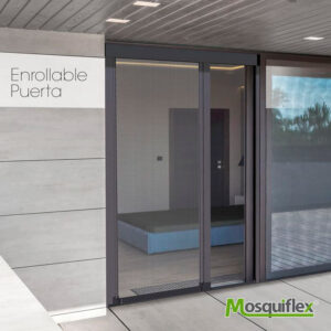 Mosquiteras Mosquiflex para puertas y ventanas en Navarra. Aluminios Pumeda, Noáin, Navarra.