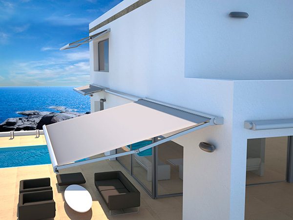 Toldos extensibles. Aluminios Pumeda, Noáin, Navarra.